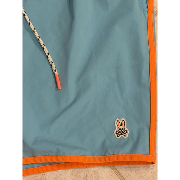 Psycho Bunny Swim Trunks Shorts Mens XL Fast Dry Suit Vanishing Logo Beach Pool - Picture 3 of 10